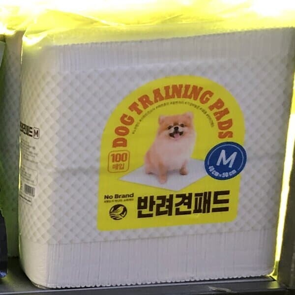 프로 노브랜드 반려견 패드 미디엄 40X50cm 100매