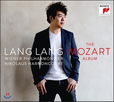 Lang Lang — Lang Lang 모차르트: 피아노 협주곡 24번 17번 / 피아노 소나타 (The Mozart Album) 랑 랑 앨범 커버