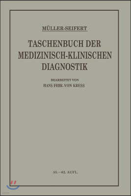 Taschenbuch Der Medizinisch Klinischen Diagnostik