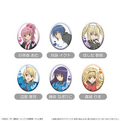 しゅごキャラ!  楕円缶バッジ