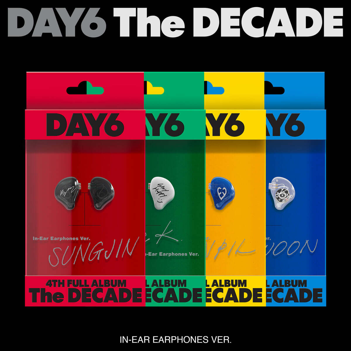 DAY6 (데이식스) - The DECADE [In-Ear Earphones ver.][4종 SET]