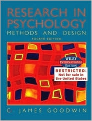 Research in Psychology: Methods and Design, 4/E