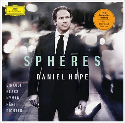 Daniel Hope — Daniel Hope 다니엘 호프 현대 작품집 (Spheres) 180g LP 앨범 커버