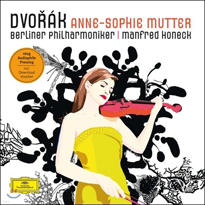 Anne-Sophie Mutter — Anne-Sophie Mutter 드보르작: 바이올린 협주곡 (Dvorak: Violin Concerto) 안네 소피 무터 앨범 커버