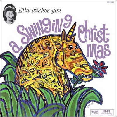 Ella Fitzgerald — Wishes You A Swinging Christmas 엘라 피츠제랄드 크리스마스 앨범 앨범 커버