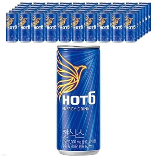 핫식스 250ml 30캔 x 2박스