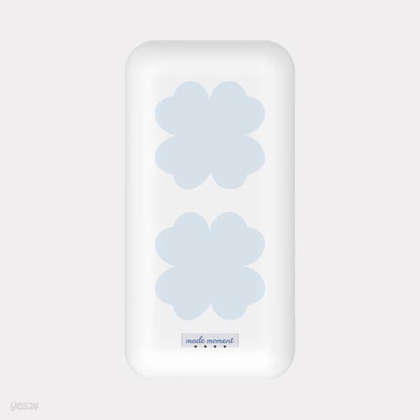 pastel clover 대용량 보조배터리 아이폰 갤럭시 충전 2000mah