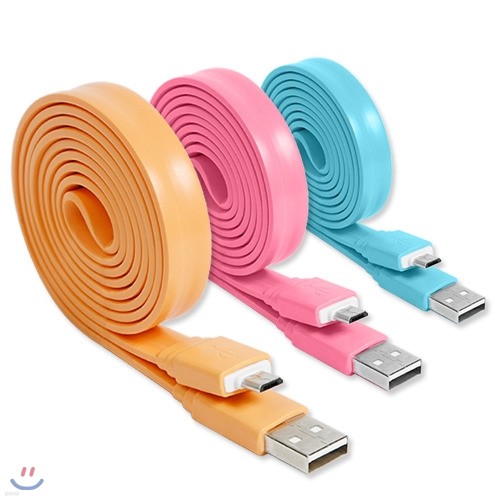 [BEAT] Micro 5PIN   Color FLAT Cable