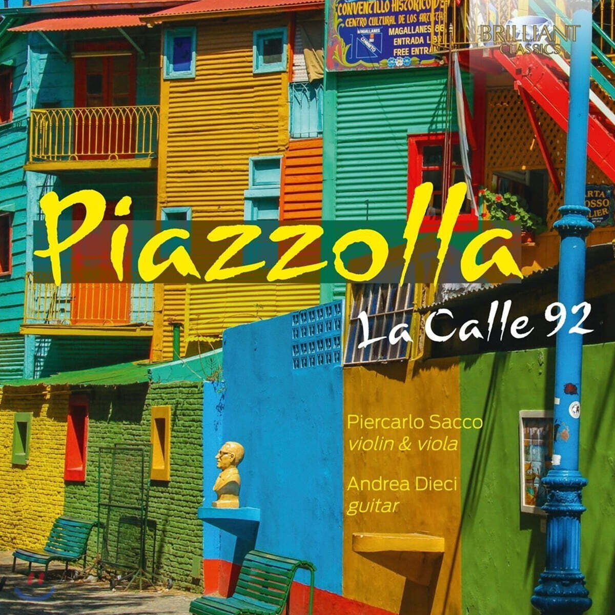 Piercarlo Sacco / Andrea Dieci 피아졸라: 라 칼레 92 - 바이올린과 기타로 연주하는 탱고 음악 (Piazzolla: La Calle 92) [LP]