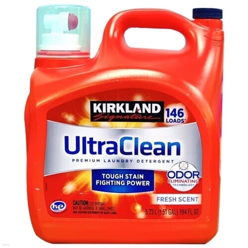 커클랜드 시그니쳐 울트라 클린 액체 세제 5.73L