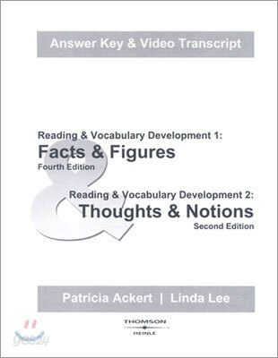 Facts & Figures(4/E) / Thoughts & Notions (2/E) : Answer Key & Video Transcript