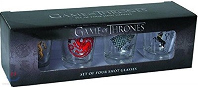 Game of Thrones : Set of Four Shot Glasses