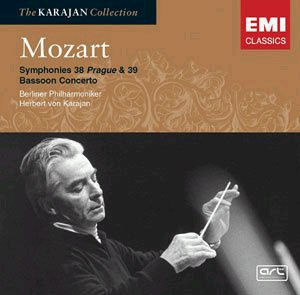 Mozart : Symphony No.38 & No.39. : Karajan