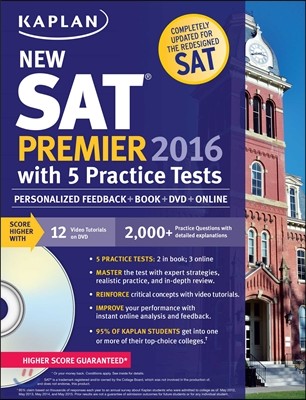 Kaplan New SAT Premier 2016 with 5 Practice Tests