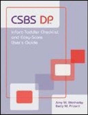 Communication and Symbolic Behavior Scales Developmental Profile (Csbs Dp), First Normed Edition