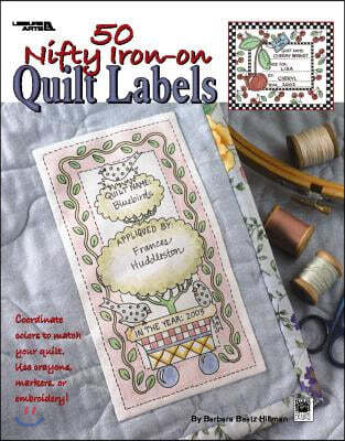 50 Nifty Iron-On Quilt Labels (Leisure Arts #3466)