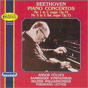 Beethoven : Piano Concerto No.1 & No.5 : Andor Foldes