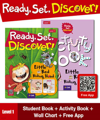 (NEW-2023) Pack-Ready, Set, Discover ! 1 : Little Red Riding Hood