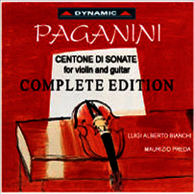 파가니니 : 바이올린과 기타를 위한 소나타 전곡집 (Paganini : Centone di Sonate for Violin and Guitar, Vol. 1-3) (3CD) - Alberto Bianchi