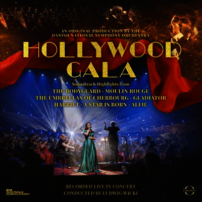 Andrea Oehlenschlaeger,Diluckshan Jeyaratnam — 2022년 덴마크 라디오 콘서트홀 실황 - 할리우드 갈라 (Danish National Symphony Orchestra - Hollywood Gala) - Andrea Oehlenschlaeger 앨범 커버