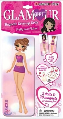 Glamour Girl Magnetic Dress-Up Dolls : Pretty as a Picture
