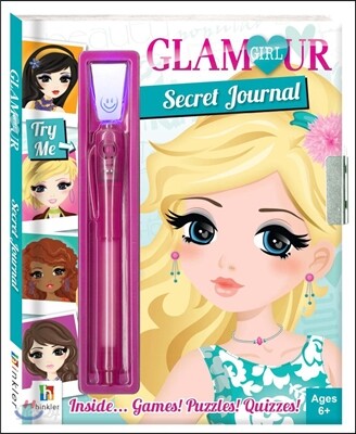 Glamour Girl Secret Journal : Teal