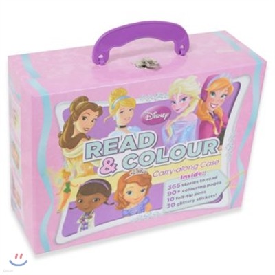 Disney Read & Colour Carry-Along Girl