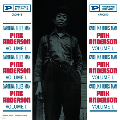 Pink Anderson — Vol. 1: Carolina Blues Man (Bluesville Acoustic Sounds Series) 앨범 커버