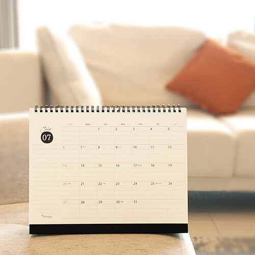 아이씨엘 스케줄러 데스크 캘린더 라지 2026 해빗트래커