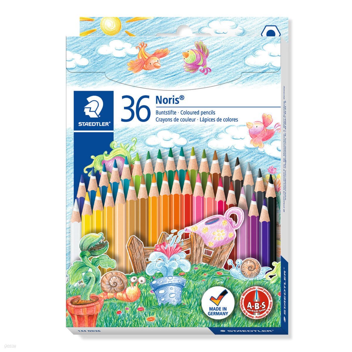 스테들러 노리스클럽 36색 일반 색연필세트 144ND36