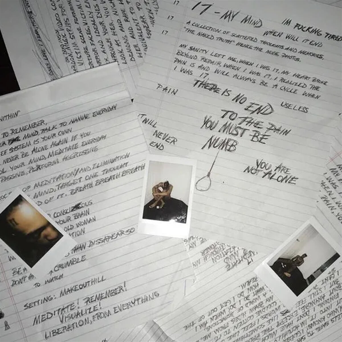 XXXTENTACION (엑스엑스엑스텐타시온) - 17 [마블 화이트 & 블랙 컬러 LP]