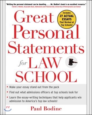 Great Personal Statements for Law School