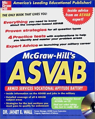 McGraw-Hill's ASVAB with CD-Rom : Armed Services Vocational Aptitude Battery