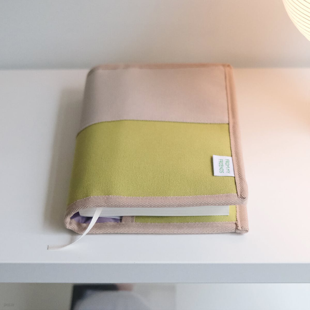 프롬마이프렌즈 투톤 북커버 ( 라임 )