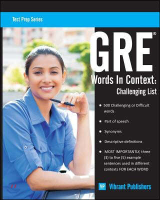 GRE Words in Context: Challenging List