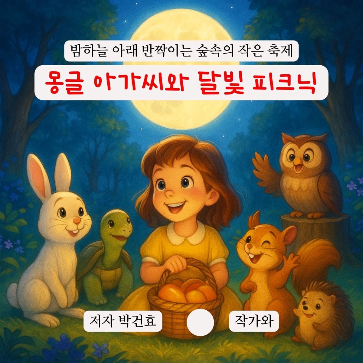 몽글 아가씨와 달빛 피크닉