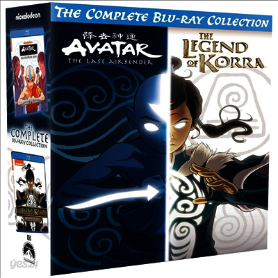 Avatar: The Last Airbender (아바타: 아앙의 전설) (2005) / The Legend of Korra (코라의 전설) (2012)(한글무자막)(Blu-ray)