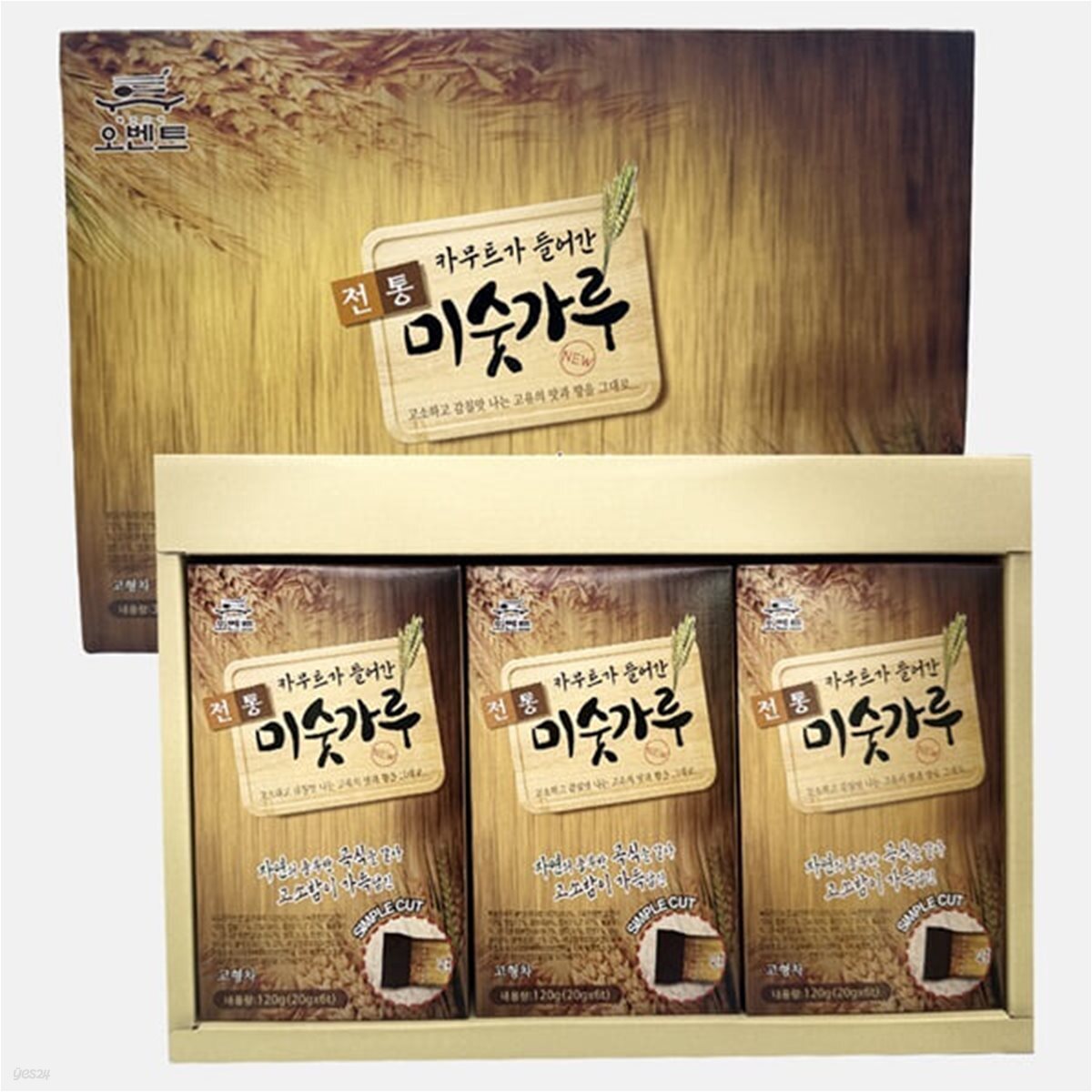 [오벤트] 카무트가 들어간 전통 미숫가루 360g (20g * 6포 * 3박스) + 기프트박스 포장
