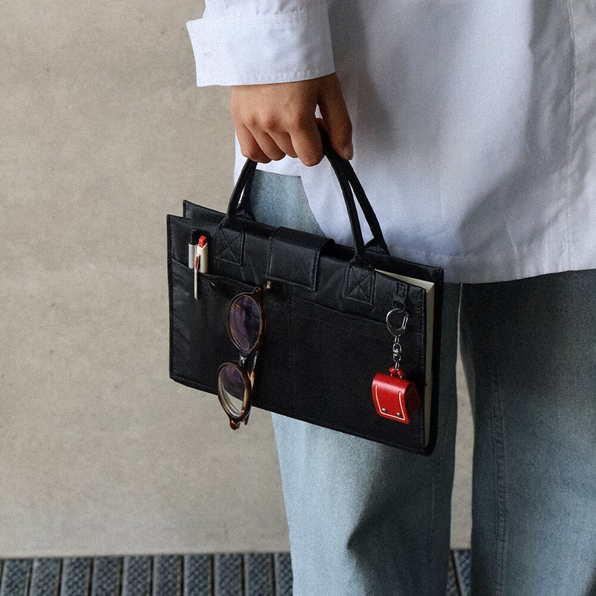 [김하찬]북 메이트 북커버 백_블랙 (M/L Size)