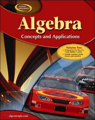 Algebra: Concepts and Applications, Volume 2, Student Edition