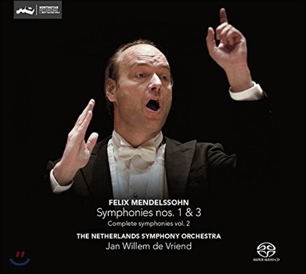 Jan Willem de Vriend ൨:  1 3 (Mendelssohn: Symphonies Nos. 1 & 3)