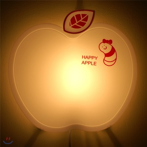 [LAMPDA] happy 애플 벽등 (화이트)