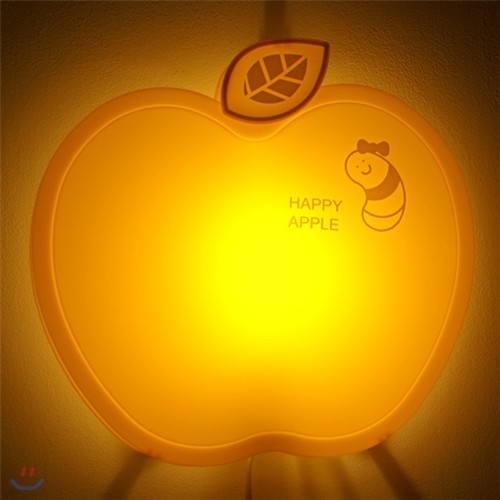 [LAMPDA] happy 애플 벽등 (옐로우)