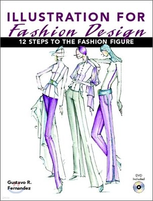 Illustration for Fashion Design : 12 Steps to the Fashion Figure