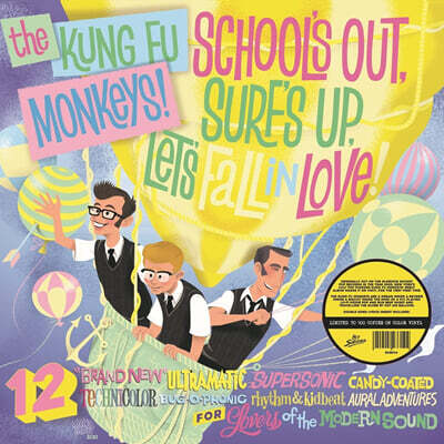 The Kung Fu Monkeys (쿵푸 몽키스) — School's Out, Surf's Up, Let's Fall In Love! 앨범 커버