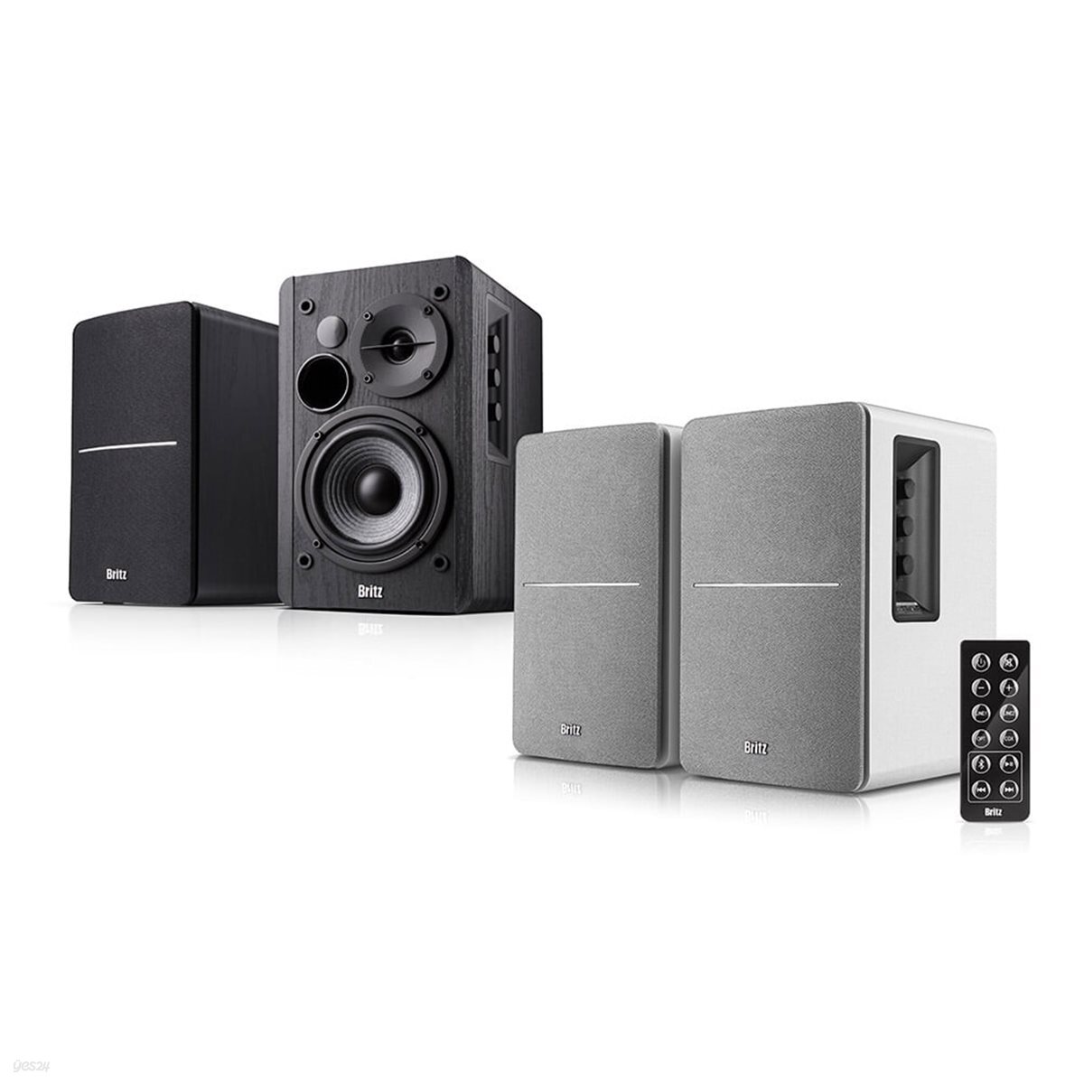 브리츠 BR-1600BT 2채널 북쉘프형 블루투스 스피커
