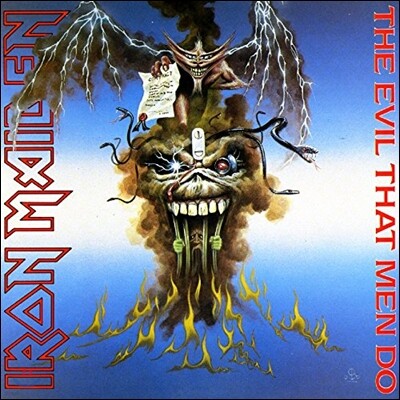 Iron Maiden — The Evil That Men Do 앨범 커버