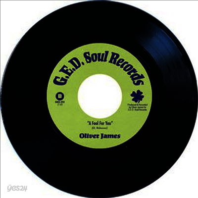 Oliver James - You Left Me Alone/A Fool For You (2track) (7" Single)(Vinyl LP)