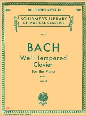 Well Tempered Clavier - Book 1: Schirmer Library of Classics Volume 13 Piano Solo