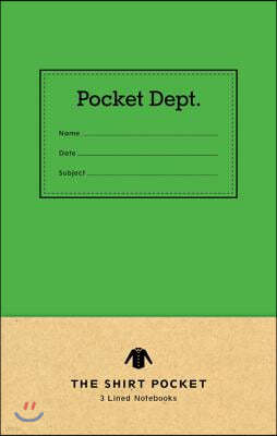 Pocket Dept. the Shirt Pocket Lined Notebooks